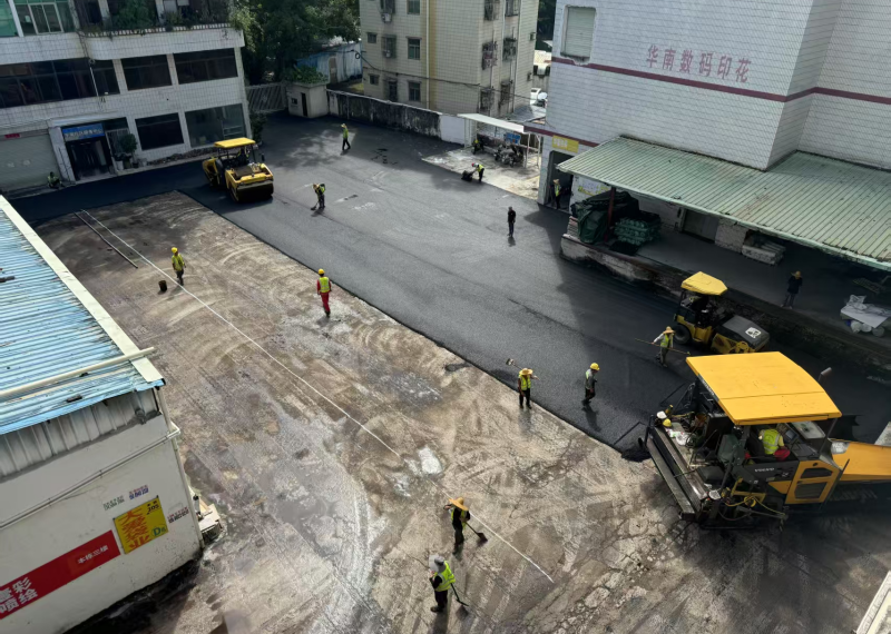 匠心筑路，品质护航——金泊士助力平湖鑫来工业园焕新升级！
